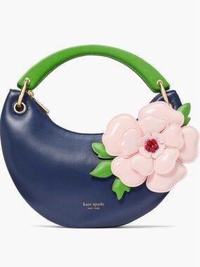 Kate Spade In the Garden Expo 3D Floral Bag. NWT